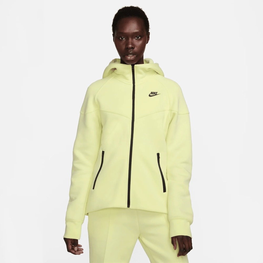 Nike Sportswear Tech Fleece Windrunner Full Zip Hoodie Luminous Green Women's M